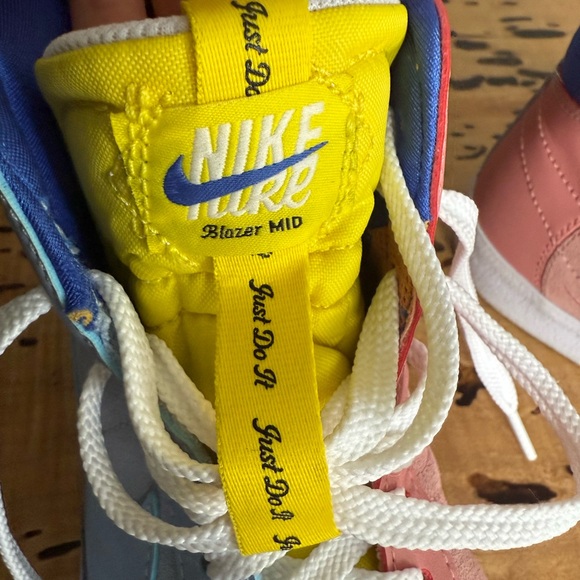 Nike Blazer Mid 77 Dance Kids Size 7Y/Womens 8.5 Cobalt Bliss-Red DQ6084-40 - Picture 8 of 11